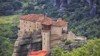 Meteora Holy Trinity  Greece  UNESCO world Heritage Site [upl. by Ahsile]