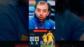 RUEDA DE PRENSA XAVI NÁPOLES 1 BARCELONA 1 [upl. by Ttehr408]