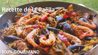 Préparation de la Paëlla recette royale au poulet chorizo et fruits de mer [upl. by Hodess]