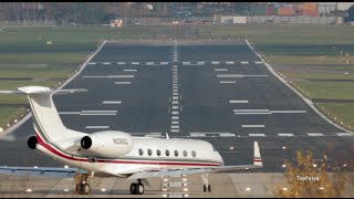 Gulfstream G550 powerful short takeoff Best looking Business Jet [upl. by Atirb]