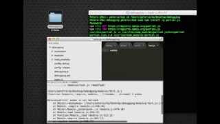 Nodejs  partialjs debugging of web applications [upl. by Merv]