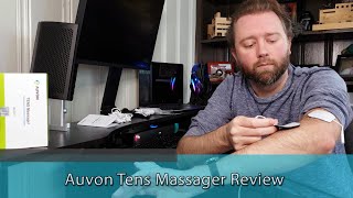 BLOCK PAIN amp FEEL GREAT  Auvon TENS Unit Massager Review [upl. by Antonella]