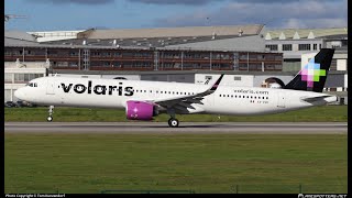 Volaris Y4VOI862 MEX  CUN  Airbus A321 NEO Full Flight MX [upl. by Kennedy]