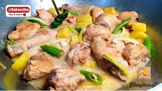 GINATAANG MANOK WITH PATATAS  Taste From J [upl. by Aneelehs]