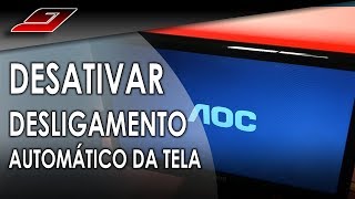 Como desativar para não desligar a tela automático Notebook e PC  Guajenet [upl. by Sugden138]