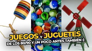 JUGUETES y JUEGOS de los AÑOS 80 y 90 parte 1  PERDÓN CENTENNIALS [upl. by Sirap389]