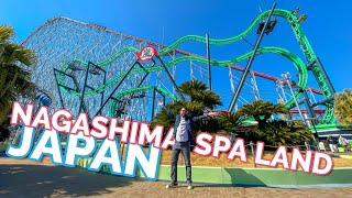 A Day at Japan’s Roller Coaster Park Nagashima Spa Land [upl. by Annaoy758]