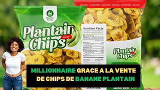 COMMENT DEMARER ET REUSSIR LE BUSINESS DE CHIPS DE BANANE PLANTAIN  VOICI LES ETAPES A SUIVRE [upl. by Ludovick522]