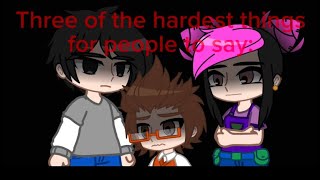 3 of the hardest things for people to say  Transformers Prime  Gacha Club meme [upl. by Anagnos630]