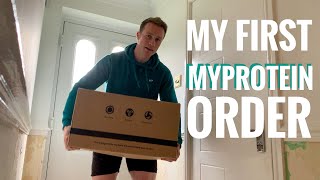 First MyProtein order in MY NEW HOUSE [upl. by Ajnos]