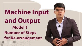 Machine Input and Output  Basic Model 1  Number of Steps for Rearrangement [upl. by Onirotciv]