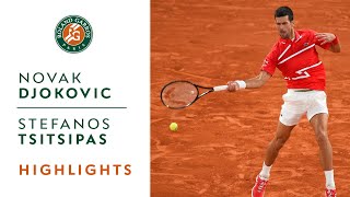 Novak Djokovic vs Stefanos Tsitsipas  Semifinal Highlights  RolandGarros 2020 [upl. by Ardel]