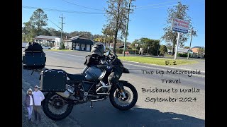 Episode 1  Two Up Motorcycle Travel our 3 month trip to Tasmania and home [upl. by Ojyram114]