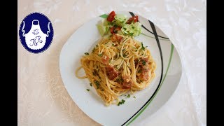 Mittagessen in weniger als 30 Minuten  leckere Spaghetti mit Ei [upl. by Rusert]