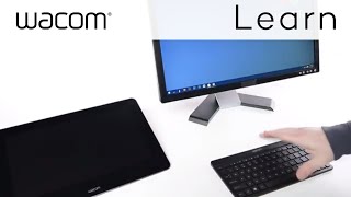 Configuring Wacom Cintiq Pro 13 and 16 with other monitors in Windows [upl. by Savart729]