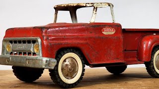 1965 Tonka Pickup Truck and Buddy L Tractor Restoration for Taryl Fixes All [upl. by Ingraham]