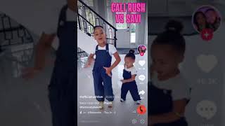 CALI the rush fam VS SAVI two peas in a pod  shorts FamousTubeFamily [upl. by Alansen]