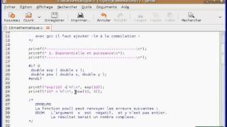 Langage C  15 Mathématique [upl. by Arodoet]