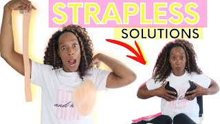 Strapless Bra Solutions  Strapless Bra Hacks Tips and Tricks [upl. by Rotman]