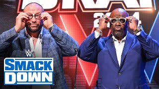 The Dudley Boyz return for round three of WWE Draft SmackDown highlights April 26 2024 [upl. by Anitahs]