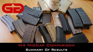 An In Depth Comparison of Airsoft M4 MidCap Magazines [upl. by Dnomsed]