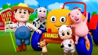 Farmer In The Dell  Nursery Rhymes  Children Songs  Baby Rymes by Farmees [upl. by Eidnim]