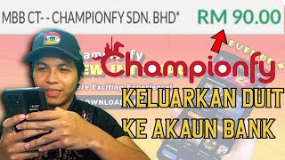 App Buat Duit Malaysia Main Game Dapat Duit  Championfy [upl. by Isied]