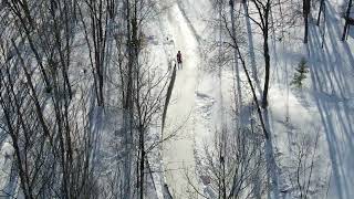 Natural Luge Competition  Negaunee MI March 2023 [upl. by Egroj810]