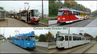 Tramwaj Gorzów Wielkopolski  Trams in Gorzow 2011 HD [upl. by Dorren]