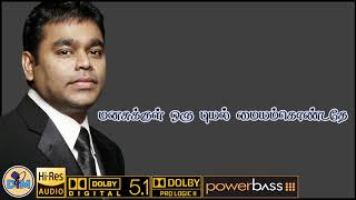 Manasukkul Oru Puyal Maiyam Kondathe FLAC 24Bit 51 Chennel ARRahman Hits [upl. by Spiros]