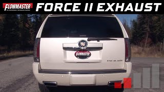 201214 Cadillac Escalade 62L  Force II Catback Exhaust System 817622 [upl. by Rovelli]