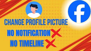 Change your Facebook profile picture without timeline and notifications [upl. by Aihsile]