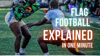 Flag Football Explained for Beginners Showtime Flag Football Basic [upl. by Senoj]