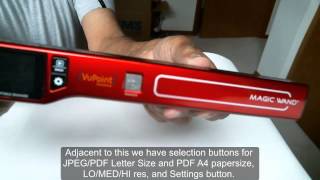 Vupoint Portable Scanner PDSST470VP or Magic Wand IV Review and Results [upl. by Sulrac]