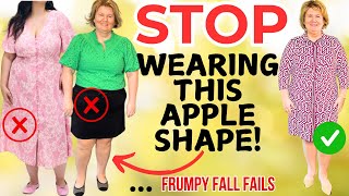 12 Mustknow Plus Size Fall Fashion Tips For Styling An Apple Shape Over 50 🍂👗 [upl. by Hesta613]