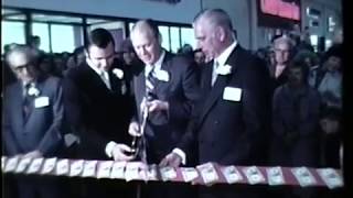 North Kent Mall Grand Opening Ceremony 1971 Grand Rapids Mi Gerald Ford Cuts the Ribbon [upl. by Etnohc]