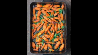 Simple Roasted Carrots Recipe [upl. by Lampert784]