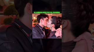 AJJU BHAI KISSED PAYAL GAMING 🥰 shorts totalgaming payalgaming love trending [upl. by Okemak]