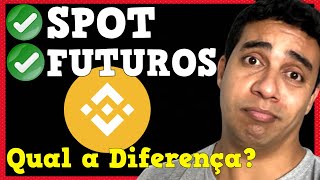 DIFERENÇA ENTRE MERCADO SPOT E MERCADO FUTUROS Tutorial Para Iniciantes BINANCE [upl. by Kassel637]