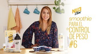 Smoothies para el control de peso con NU3 Slim Receta 6 [upl. by Avelin]