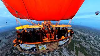 hot air balloon in cappadocia turkey [upl. by Enelrac404]