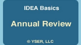 IDEA Basics Annual Review [upl. by Lamori]