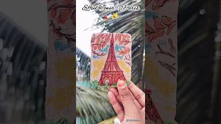 effiel tower in paris view 🗼💯 effiel tower drawing easy ✨🌺 paris drawing art viral shorts [upl. by Tjaden201]