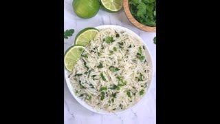 Chipotle Cilantro Lime Rice – Instant Pot [upl. by Hcahsem517]