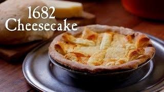 Parmesan Cheese Tart  18th Century Cooking [upl. by Ykcub]