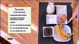 Recette  pancakes à la banane [upl. by Eerazed]