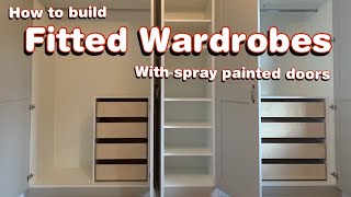 How to build fitted wardrobes part 3 [upl. by Olinad]