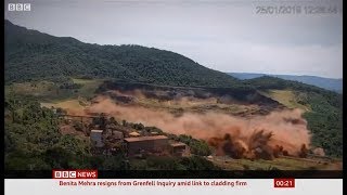 Brumadinho dam disaster 1 year on 12 Brazil  BBC News  26th January 2020 [upl. by Nuahsal750]