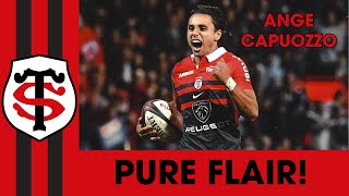 UNREAL FLAIR  ANGE CAPUOZZO  TOULOUSE vs Stade Francais [upl. by Acissj]