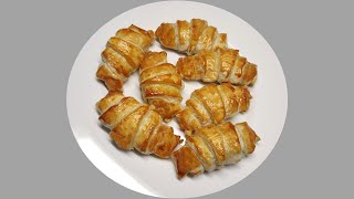 Jednoduché rychlé croissanty s Nutellou recept [upl. by Erastes]